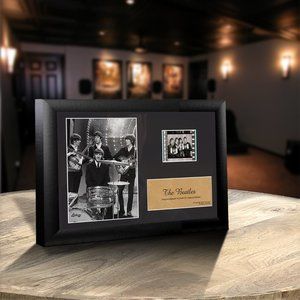 The Beatles Vintage 35mm Film Cell Display Framed & Sealed BRAND NEW!